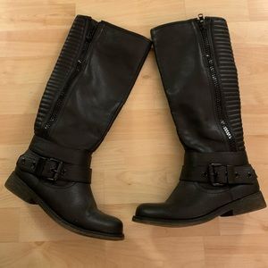Aldo Black Moto Boot